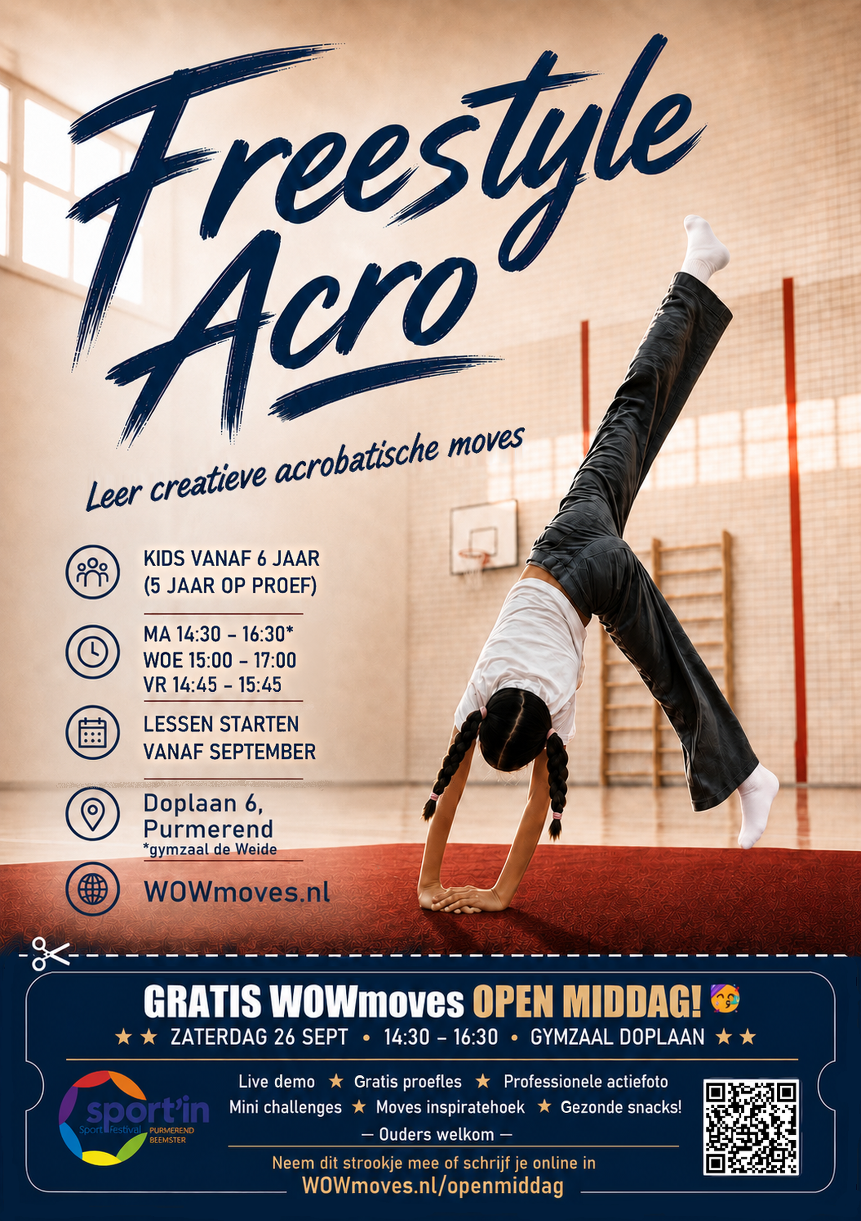 Freestyle Acro bij WOWmoves!